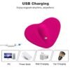Charging APP wireless remote control vibrating massage appliance heart-shaped invisible wearing jumping egg