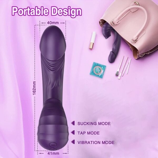 2025/06/1688_image_share_b7f1e66470125aaad4d8dcf8624fc33e.jpg Char double-head sucking and flap vibrating rod electric female masturbator 10-frequency vibration climax