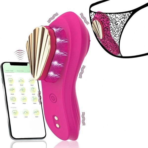 New Magnet Strongly Absorbs Female Wearable Wireless Remote Control APP Vibrating Jumping Egg Clitoral Stimulation