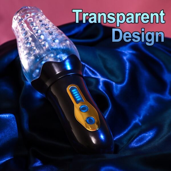 Rotating luminous penis exerciser glans trainer vibrating electric masturbator toy sexy male airplane cup