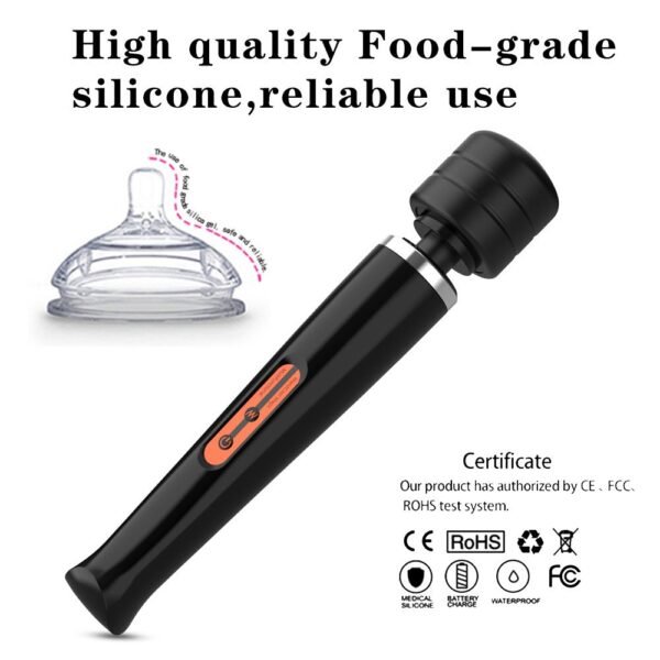 Powerful charging vibrator large AV large size massage stick masturbator for women