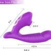 Vibrating rod female wearing sucking 10-frequency vibrating female masturbator
