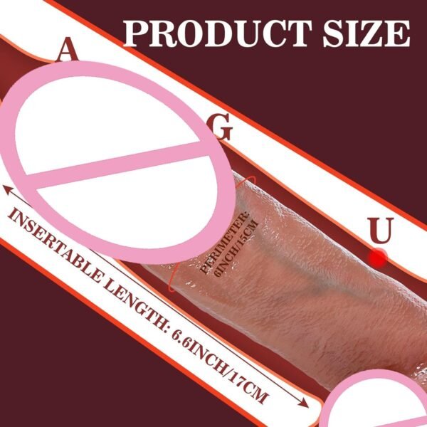 Imulate liquid silica gel penis for women
