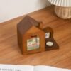 Cat and dog pet wooden cinerary urn