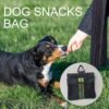 Pet snack bag, dog training bag, metal spring buckle, waterproof and wear-resistant