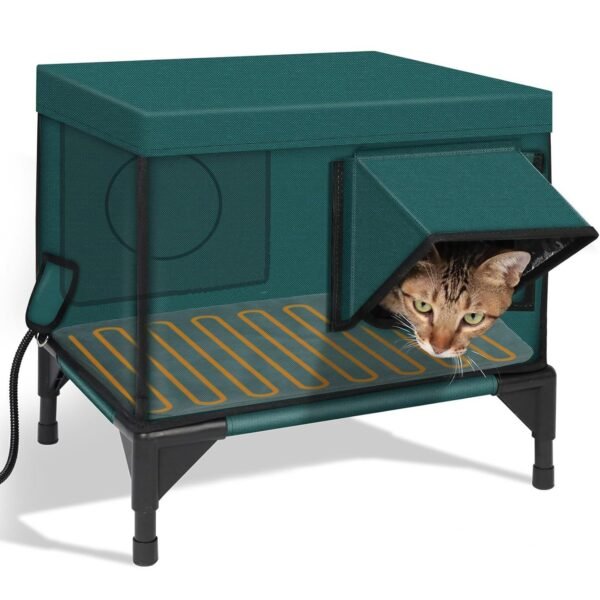 Externally-heated heat-preservation cat nest foldable cat cage cat delivery room