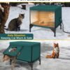 Externally-heated heat-preservation cat nest foldable cat cage cat delivery room