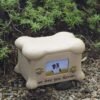 Resin pet cinerary casket puppy cat souvenir box