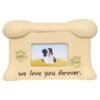 Resin pet cinerary casket puppy cat souvenir box